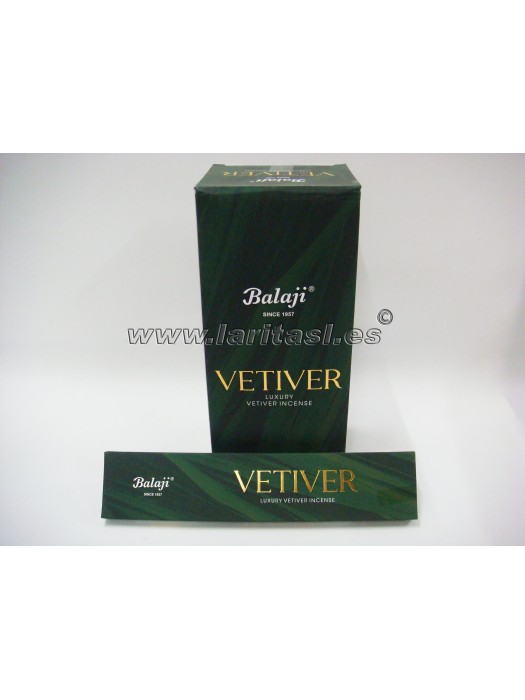 Incienso Balaji Vetiver 15gr
